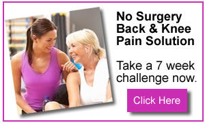 take a 7 week challenge to explore the possibility of reducing knee pain without surgery